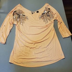 BKE Top with Sequin detail